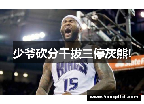 少爷砍分干拔三停灰熊!